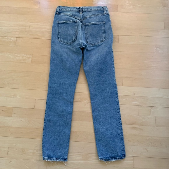 AGOLDE  Riley Long High-Rise Straight Jeans in  Cove 25 - Picture 13 of 14